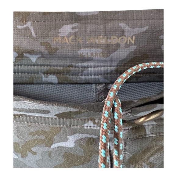 Mack Weldon Hybrid Board Shorts Mens XL Blue Black Camo‎ Stretch Swimming - Picture 3 of 7